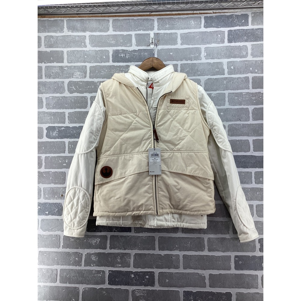 Columbia Star Wars Leia Organa Echo Base Jacket Vest Set Womens M XK1073-180 NEW
